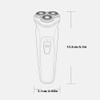 Dongng Men Electric Shaver, Rechargeable Corded and Cordless Electric Razor for Men with Pop-up Trimmer,Wet Dry Waterproof (Black) view 2