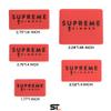 Supreme Trimmer SGR50 Professional Barber Grippers | 5 Piece Non-Slip Clipper Grips, Barber Sleeve for Clipper, Trimmer & Shaver | Red view 2