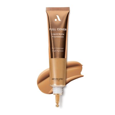 Absolute New York MFFD06 Full Cover Liquid Matte Foundation; Creamy Oil Free Formula with Dropper Tip; Natural Matte Finish