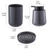 Kitchen Liquid Dispencer Container Kitchen Sink Soap Dispenser Bathroom Soap Pump Reusable Liquid Dispenser Pump Bottle Suitable for Kitchen Bathroom Powder Room Reusable Pump-Bottles Dispensers view 2