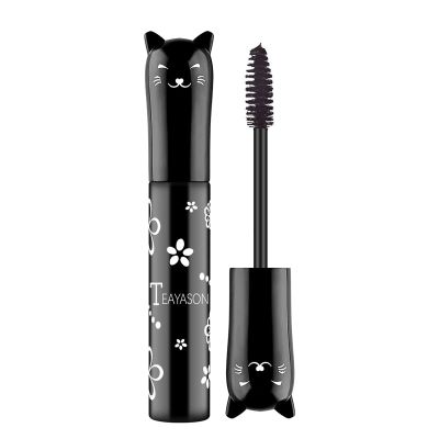 Fujiunia Colored Mascara Blue Purple White Black Brown Pink Lasting Mascara Volume and Length, 4D Silk Fiber Lash Extensions Mascara