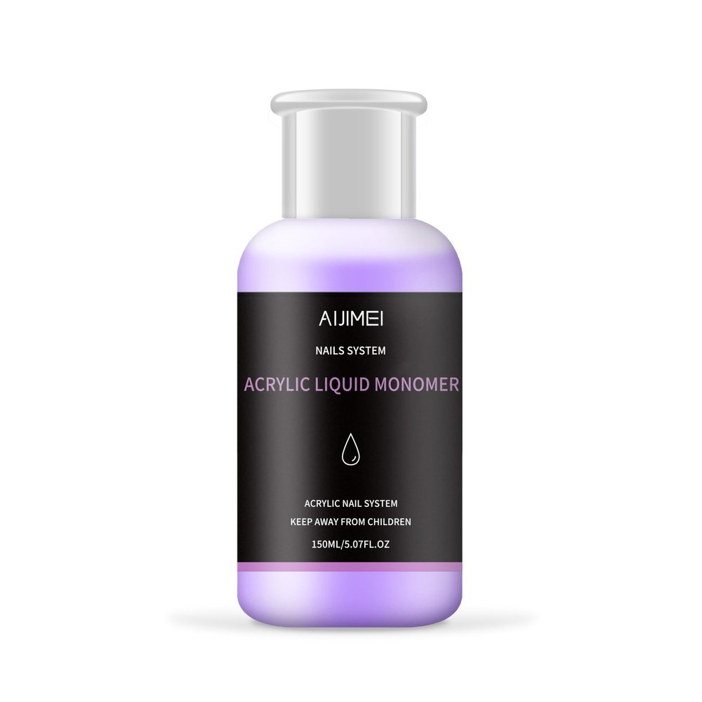 AIJIMEI Acrylic Liquid Monomer 5OZ Acrylic Monomer 150ml For Acrylic Powder Acrylic Nail Liquid Monomer For Acrylic Nails Nails Powders & Liquids Acrylic