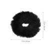 Beaupretty 4pcs Fuzzy Hair Holders Soft Faux Fur Scrunchies for Comfortable Ponytails Buns for Casual Formal Styles Ginger view 2