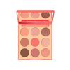 Morphe 9E Pretty In Peach Artistry Palette - Peach & Brown Makeup Palette with Matte and Shimmer Finishes - Highly Pigmented Eye Makeup with a Blendable & Buildable Formula (0.35 oz) view 1