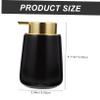Beaupretty Push Pump Bottle Shampoo Body Wash Dispenser Elegant Ceramic Soap Bottle view 2