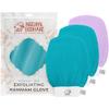 Natural Elephant Exfoliating Hammam Glove (2 Teal and 1 Purple (Pack of 3)) view 1