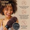 Natural Elephant Exfoliating Hammam Glove (2 Black and 1 Brown (Pack of 3)) view 3