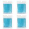 400 PCS Glitter Crystal Micro Applicator Brushes Disposable Eyelash Extension Microswab Mascara Wands Brush For Lash Remover Brush Tools (Crystal Blue) view 1