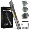 PRITECH Body Hair Trimmer for Men, Body Hair Groomers with Guard Comb, Rechargeable Hair Trimmer for Pubic Area, Back, Face, Legs and Beard view 1