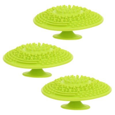 Beaupretty 3pcs Silicone Makeup Brush Cleaner Pad Portable Scrubber for Makeup Tools Easy to Use Design for Home and Salon Use