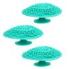 Beaupretty 3pcs Silicone Makeup Brush Cleaning Pad Portable Beauty Cleaning Tool for Travel Efficient Scrubber for Home and Salon Use and Easy to Use view 1