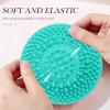 Beaupretty 3pcs Silicone Makeup Brush Cleaning Pad Portable Beauty Cleaning Tool for Travel Efficient Scrubber for Home and Salon Use and Easy to Use view 4