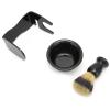 Shaving Brush Kit, Soft Brush Hair 3pcs Beard Shaving Brush Long Lasting for Father's Day Gifts for Birthday Male view 4