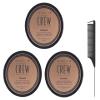 SGHP Crew - Pomade - Pomade With Medium Hold And High Shine - 3 Ounce - Includes Travel Bottle (Pack Of 3) view 1