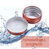0.5 oz Screw Top Aluminum Tin Jar with Screw Lid and Blank Labels (Orange - Pack of 32) view 4
