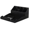 Beaupretty 1set Haircut Tool Holder Rack Professional Hairdressing Organizer for Combs Clips and Scissors Storage Box for Salon Use view 1