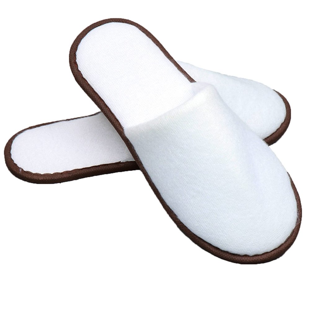 20 Pairs Disposable Slippers, Aviation Slippers,Closed Toe Spa Slippers Womens Hotel Slippers for Party Guest Travel Home Hotel Use (Color : B, Size : 11x4.3inches)
