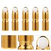 Beaupretty 10pcs Essential Oil Bottles Portable Glass Containers for Perfume Lotion and Cosmetics Elegant Design for Travel and Subpackaging view 2