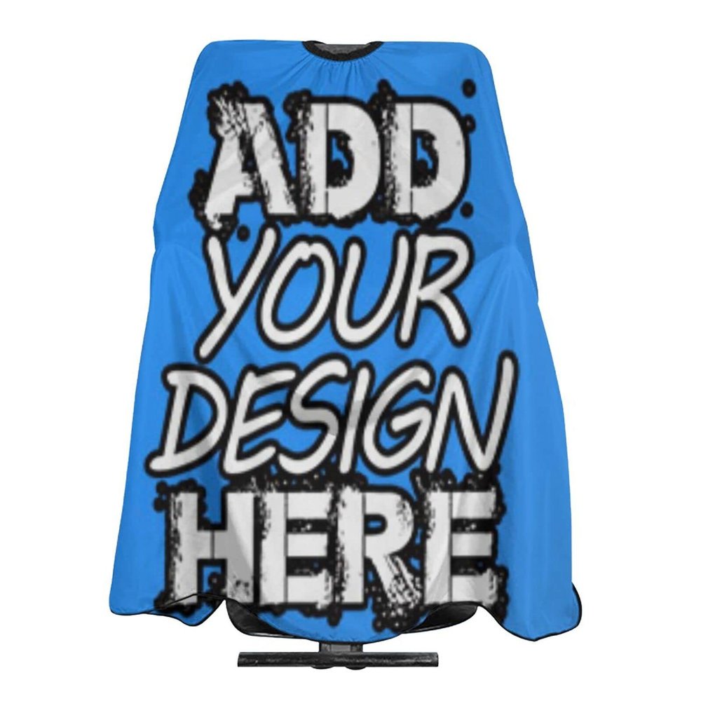 LXLX Custom Waterproof Barber Cape Professional Salon Cape Hair Cutting Cape with Adjustable Stylist Hairdresser Cape for Hair Treatment Doderblue