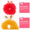 Beaupretty Elastic Hair Bands 8 Pcs Bunny Hair Scrunchies Adorable Rabbit Ear Hair Bands Plush Elastic Hair Ties Bands Ponytail Holder for Women Girls Hair Tie view 3