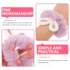 Beaupretty Elastic Hair Bands 8 Pcs Bunny Hair Scrunchies Adorable Rabbit Ear Hair Bands Plush Elastic Hair Ties Bands Ponytail Holder for Women Girls Hair Tie view 4
