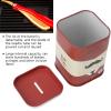 Blade Bank for Safety Blade Storagement, Used Double Safety Blade Disposal Case Blade Disposal Case Storage Bank for Used Safety Blades(Red Beard) view 3