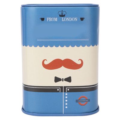Blade Bank for Safety Blade Storagement, Used Double Safety Blade Disposal Case Blade Disposal Case Storage Bank for Used Safety Blades(Blue Beard)