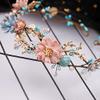 XIXIDIAN Bridal Flower Ribbon Hairband Headband Women Headpiece Tiara Wedding Bridal Hair Jewelry Accessory view 3