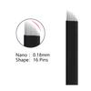 S16 30Pcs Eyebrow Microblading Needles 0.18mm Nano,Permanent Makeup Machine Supplies Manual Tattoo Needle 16 Sloped Needles view 2