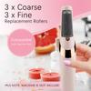 6 Pack Replacement Rollers Compatible with Finishing Touch Flawless Pedi Electric Tool File Include a Cleaning Brush (3 Black Coarse&3 Gray Fine) view 2