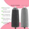 6 Pack Replacement Rollers Compatible with Finishing Touch Flawless Pedi Electric Tool File Include a Cleaning Brush (3 Black Coarse&3 Gray Fine) view 3