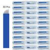 S18 30pcs Eyebrow Microblading Needles with 0.20mm Diameter,Permanent Makeup Manual Eyebrow Tattoo Needle Microblading Blades -Blue 18 Sloped Needles view 3