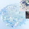 Iridescent Snowflake Glitter, Snowflake Shape Glitter, Christmas, Winter Glitter, Glitter for Nails, Glitter for Tumblers, Glitter Shapes for tumblers, Glitter Shape Confetti (1oz) view 1