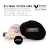 War Paint for Men Reusable Bamboo & Cotton Makeup Remover Pads - Vegan Friendly & Cruelty-Free - Makeup Removal Product for Men - 8 Pack view 2