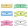 AKOAK 6 Pair of Eyelash Curling Pads, Reusable Silicone Eyelash Lifter Pads, Colours Soft Eyelash Curling Patch for Eyelash Lifter, S, M, L view 2