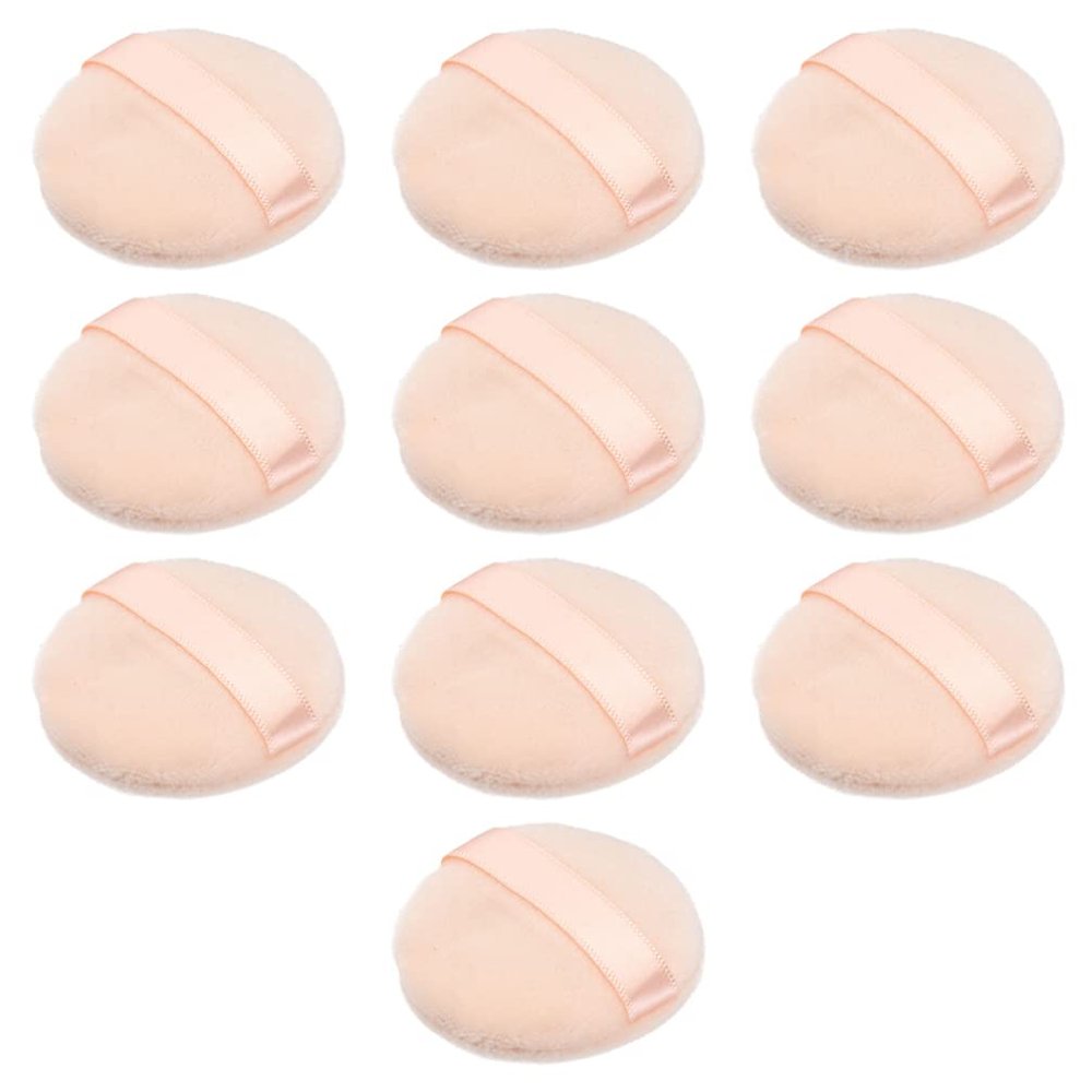 20Pcs puff Loose Powder Pad Girl Puff cotton puff for face powder puff cotton Face Cosmetics Puff fluffy powder puffs for face powder makeup sponge woman comfortable