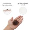 50 Pcs Bun Hair Nets Set Invisible Mesh Hair Nets Ballet Hair Bun with 40 U Shaped Pins for Women Ballet Bun Sleeping and Wig (Dark Brown) view 3