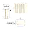 50 Pcs Hair Nets Set Invisible Mesh With 40 U Shaped Pins for Women Ballet Bun Sleeping and Wig (Light Brown) view 4