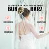 2 BUN BARZ by PONY-O:Patented Bendable No Damage Donut Hair Bun Maker  Easy Hair Styling Roll & Bend (Black & Light Brown) view 4