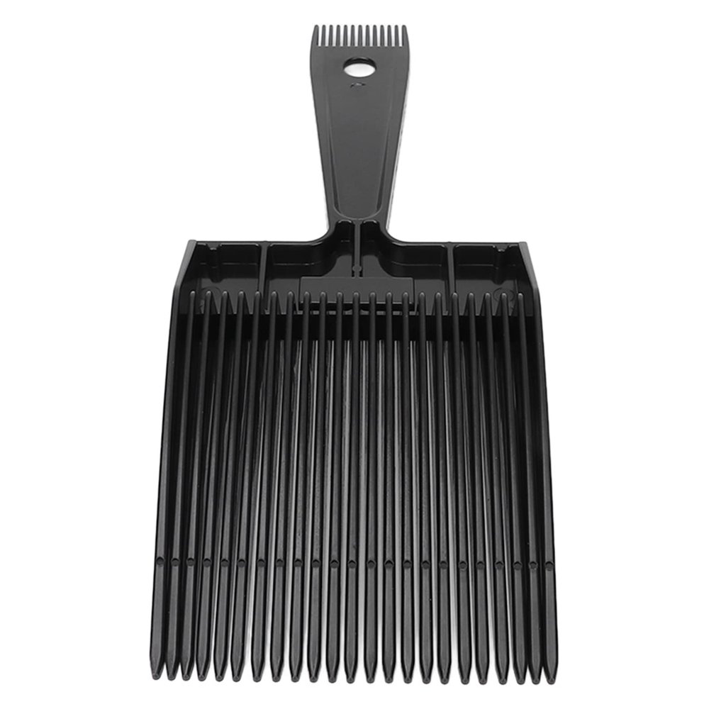 HAOX Flat Top Guide Hair Comb, Practical Accurate Trimming for Barber Shop, Ergonomic Design, Lightweight, ABS, 27cm, Unisex