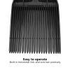 HAOX Flat Top Guide Hair Comb, Practical Accurate Trimming for Barber Shop, Ergonomic Design, Lightweight, ABS, 27cm, Unisex view 3
