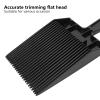 HAOX Flat Top Guide Hair Comb, Practical Accurate Trimming for Barber Shop, Ergonomic Design, Lightweight, ABS, 27cm, Unisex view 4