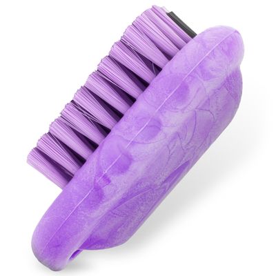 SPARTA Nail Scrub Brush Commercial-Grade, Heavy-Duty Hand and Fingernail Brush with Stiff Bristles for Gardeners, Mechanics, And Foodservice Personnel, Plastic, 5 Inches, Purple, (Pack of 12)