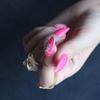 MqpQ Fake Nail Tips Baby Pink New Fake Nails Ruby Rhinestone Design Lovely With Gifts For Girlfriends False Nails Coffin view 3