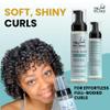 TRU-BALANCE Foaming Mousse Wrap Lotion - Curly Hair Product w/Anti Frizz & Moisture Care Formula - Natural Curls Defining Foam - Hair Styling Products w/Olive Oil & Ginger Root Extract - 8 oz view 4