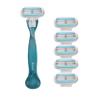 Gillette Venus Smooth Women's Razor Handle + 6 Refills with Soft-Grip Gel Handle, Holiday Gifts for Women view 3