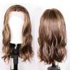 Ombre Blonde #4/27 Natural Body Wave 13X4 HD Transparent Lace Front Wigs With Baby Hair 150% Density Human Wig Glueless Pre-Plucked Hair Replacement Wig Black Woman 12 Inches view 2
