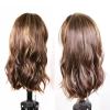 Ombre Blonde #4/27 Natural Body Wave 13X4 HD Transparent Lace Front Wigs With Baby Hair 150% Density Human Wig Glueless Pre-Plucked Hair Replacement Wig Black Woman 12 Inches view 3