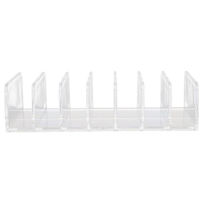 Beaupretty Cosmetic Compartment Organizer Rack Makeup Storage Rack Acrylic Makeup Organizer Tray Desktop Storage for Beauty Supplies