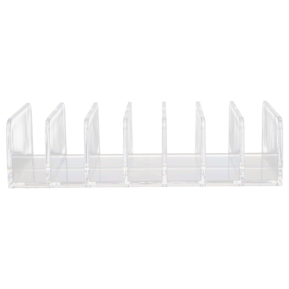 Beaupretty Cosmetic Compartment Organizer Rack Makeup Storage Rack Acrylic Makeup Organizer Tray Desktop Storage for Beauty Supplies